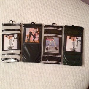 4 pairs ladies over the knee opaque stockings